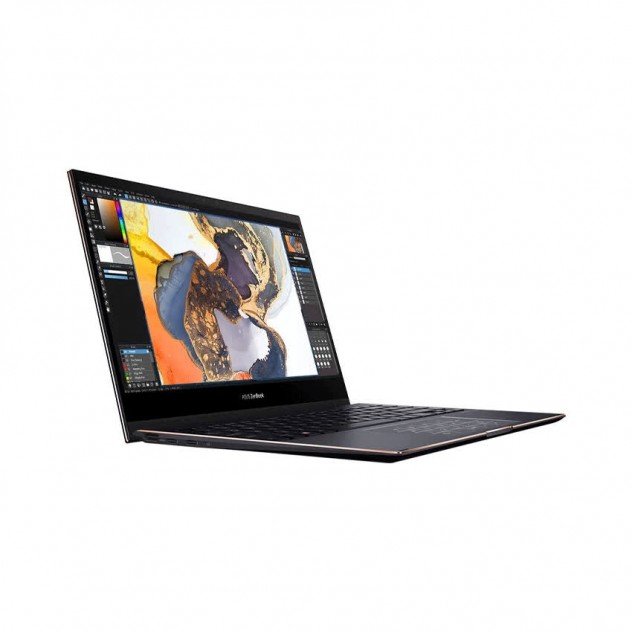 ngoài hình Laptop Asus ZenBook UX371EA-HL701TS (i7 1165G7/16GB RAM/1TB SSD/13.3 4K Oled Cảm ứng/Win10/Bút/Túi/Đen)