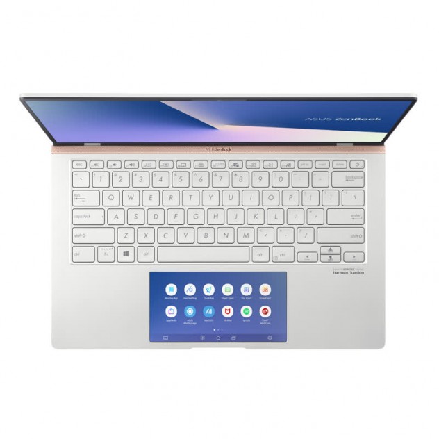 ngoài hình Laptop Asus ZenBook UX434FLC-A6212T (i5 10210U/8GB RAM/512GB SSD/14 inch FHD/MX250 2GB/Win 10/Bạc)