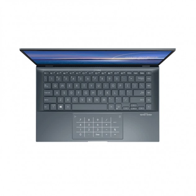 Nội quan Laptop Asus ZenBook UX435EG-AI099T (i7 1165G7/16GB RAM/512GB SSD/14 FHD/MX450 2GB/Win10/Xám)