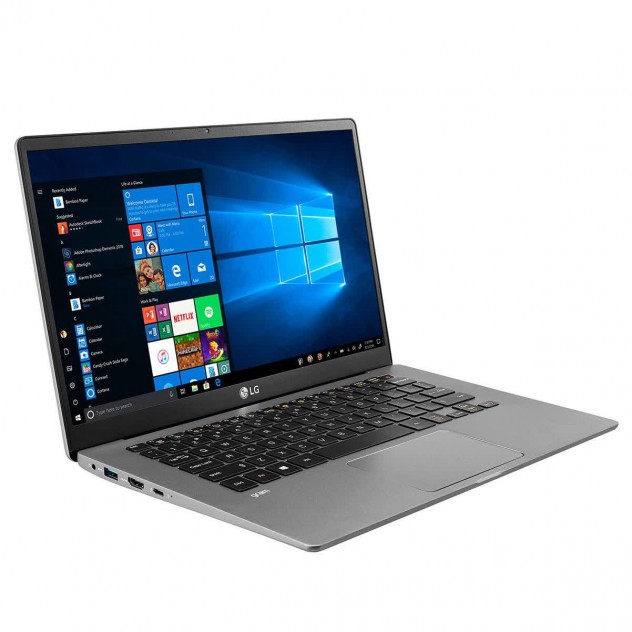 ngoài hình Laptop LG Gram 14ZD90N-V.AX55A5 (i5 1035G7/8GB RAM/512GBSSD/14.0 inch FHD/FP/Xám Bạc) (model 2020)