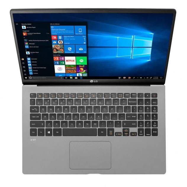 Laptop LG Gram 15Z90N-V.AR55A5 (i5 1035G7/8GB RAM/512GB SSD/15.6inch FHD/FP/Win10 Home/Xám Bạc) (model 2020)