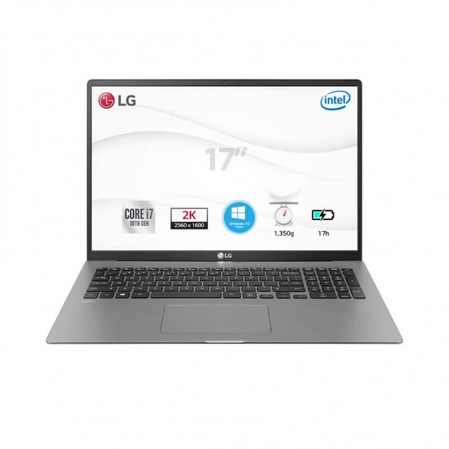 giới thiệu tổng quan Laptop LG Gram 17Z90N-V.AH75A5 (i7 1065G7/8GB RAM/512GB SSD/17inch IPS/FP/Win 10 Home Plus/Xám Bạc) (model 2020)