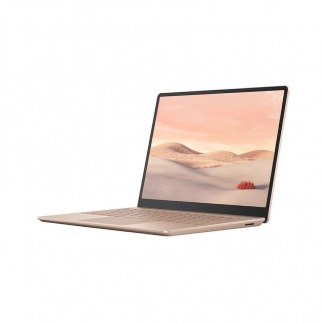 ngoài hình Surface Laptop Go (i5 1035G1/8GB RAM/128GB SSD/12.4 Cảm ứng/Win 10/Vàng)