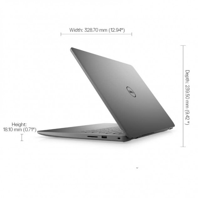 Laptop Dell Vostro 3401 (70227392) (i3 1005G1 4GB RAM/1TB HDD + 256GB SSD/14.0 inch FHD/Win10/Đen)