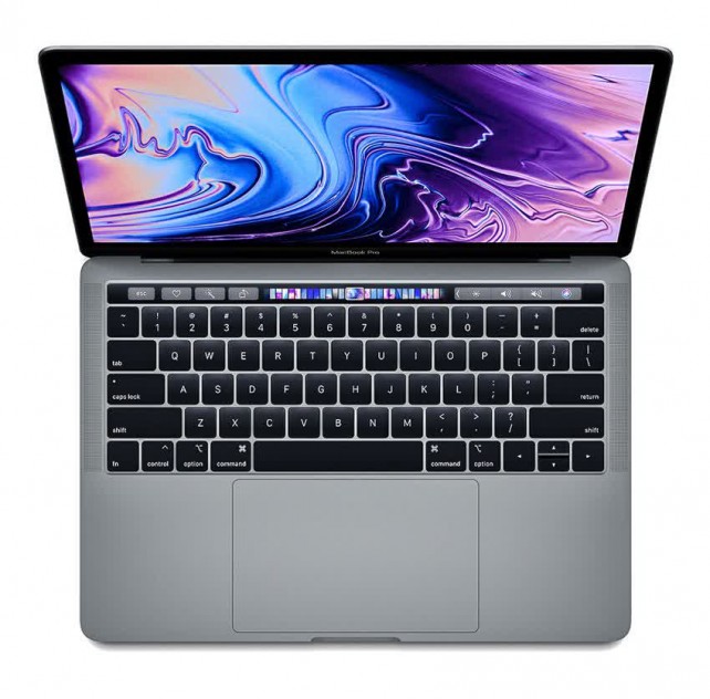 ngoài hình Apple Macbook Pro 13 Touchbar (MUHN2) (i5 1.4Ghz/8GB RAM/128GB SSD/13.3 inch/Mac OS/Xám) (2019)