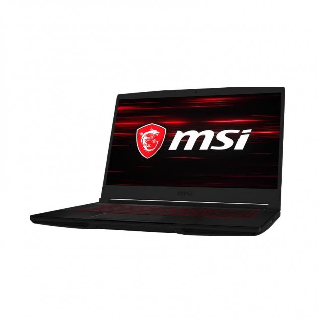 ngoài hình Laptop MSI Gaming GF63 10SCXR-1218VN (i5-10300H/8GB RAM/512GB SSD/GTX1650 Max Q 4GB DDR6/15.6 inch FHD 144Hz/Win 10/Đen) (2020)