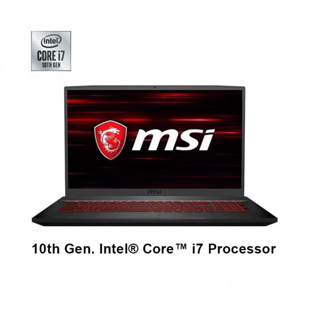 Laptop MSI Gaming GF75 Thin 10SCXR (248VN) (i7 10750H 8GB RAM/512GBSSD/GTX 1650 4G/17.3 inch FHD 144Hz/Win 10) (2020)