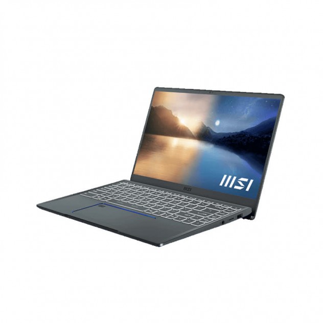 ngoài hình Laptop MSI Prestige 15 A11SCX (209VN) (i7 1185G7/16GB/512GB SSD/1650 Max Q/15.6FHD/Win10/Xám)