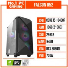 PC GAMING FALCON 052 (i5 10400F/B460/16GB RAM/256GB SSD/RTX 3060TI/750W/TẢN CR1000GT/RGB)