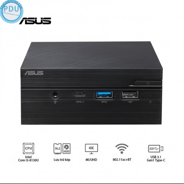 giới thiệu tổng quan Mini PC Asus PN60 (i3-8130U/WL/Vesa Mount/Com Port/Đen) (BB3016MC)