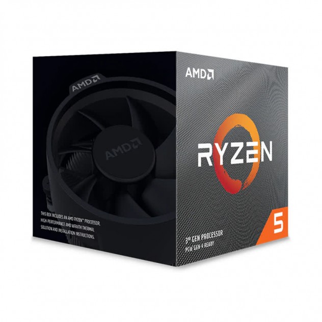 CPU AMD Ryzen 5 3600XT (3.8 GHz turbo upto 4.5GHz / 35MB / 6 Cores, 12 Threads / 95W / Socket AM4)