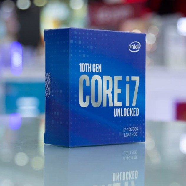 CPU Intel Core i7-10700K (3.8GHz turbo up to 5.1GHz, 8 nhân 16 luồng, 16MB Cache, 125W) - Socket Intel LGA 1200