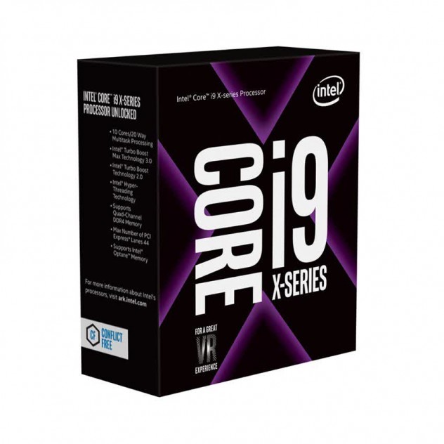 CPU Intel Core i9-9900X (3.5GHz turbo up to 4.4GHz, 10 nhân 20 luồng, 19.25MB Cache, 165W) - Socket Intel LGA 2066