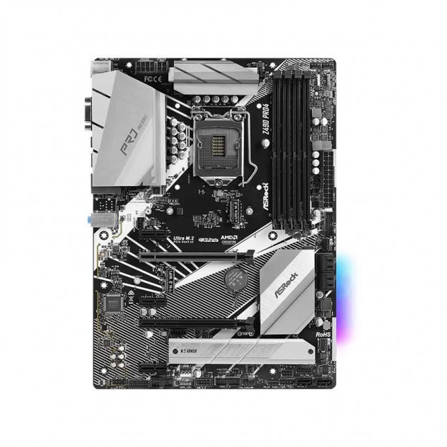Mainboard ASROCK Z490 PRO 4 (Intel Z490, Socket 1200, ATX, 4 khe Ram DDR4)