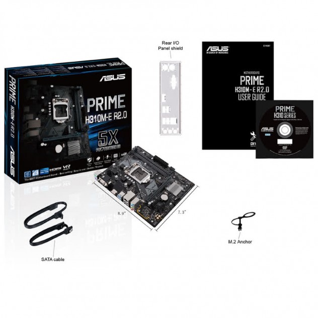 Mainboard ASUS PRIME H310M-E R2.0 (Intel H310, Socket 1151, m-ATX, 2 khe RAM DDR4)