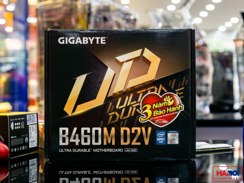 Mainboard Gigabyte B460M D2V (Intel B460, Socket 1200, m-ATX, 2 khe RAM DDR4)