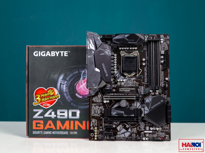 Mainboard GIGABYTE Z490 GAMING X (Intel Z490, Socket 1200, ATX, 4 khe RAM DDR4)