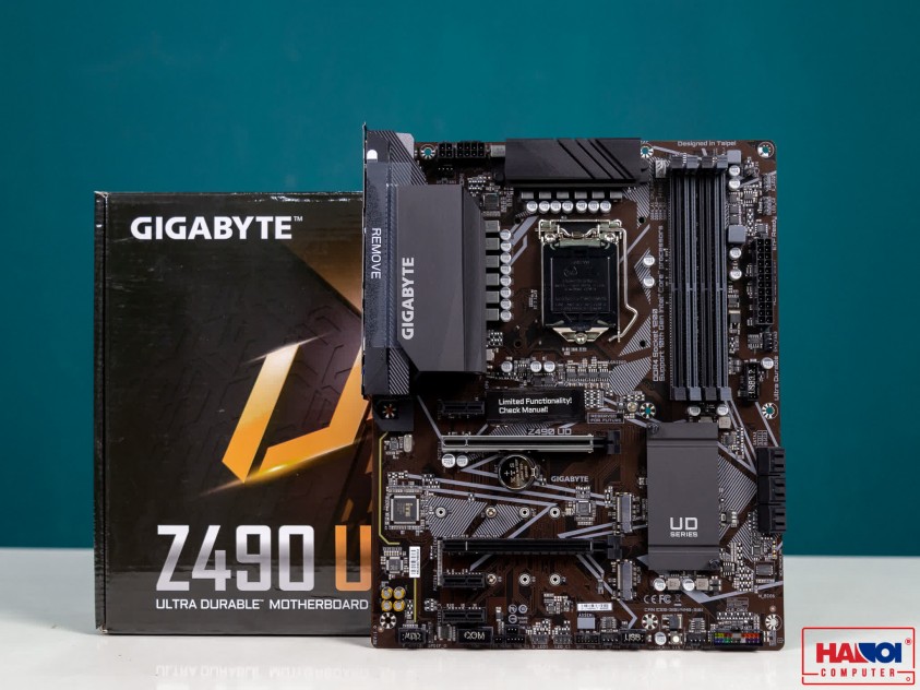 Mainboard GIGABYTE Z490 UD (Intel Z490, Socket 1200, ATX, 4 khe RAM DDR4)