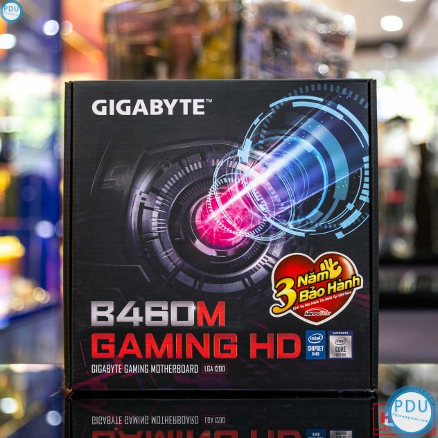 Mainboard Gigabyte B460M GAMING HD (Intel B460, Socket 1200, m-ATX, 2 khe RAM DDR4)