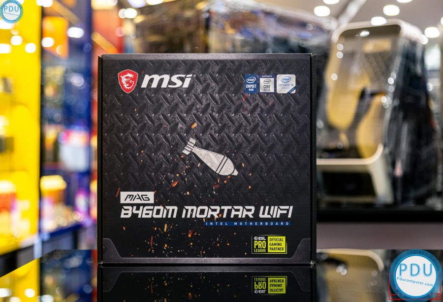 Mainboard MSI MAG B460M MORTAR WIFI (Intel B460, Socket 1200, m-ATX, 4 khe RAM DDR4)