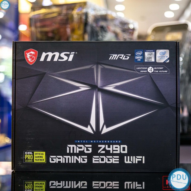 Mainboard MSI MPG Z490 GAMING EDGE WIFI (Intel Z490, Socket 1200, ATX, 4 khe RAM DDR4)