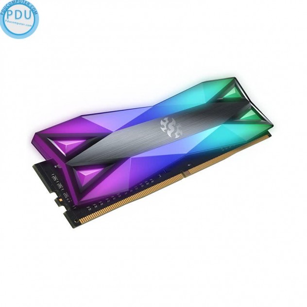 Ram Desktop Adata XPG Spectrix D60G RGB (AX4U320038G16A-DT60) 16GB (2x8GB) DDR4 3200Mhz