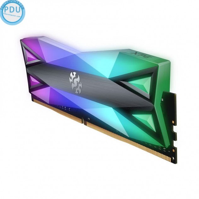 Ram Desktop Adata XPG Spectrix D60G RGB Grey (AX4U300038G16A-DT60) 16GB (2x8GB) DDR4 3000Mhz