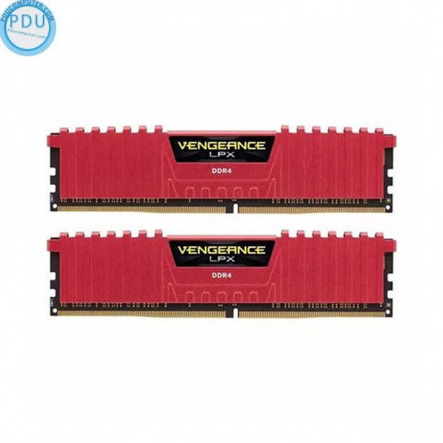 RAM Desktop CORSAIR Vengeance LPX Red (CMK16GX4M2A2666C16R) 16GB (1x16GB) DDR4 2666MHz