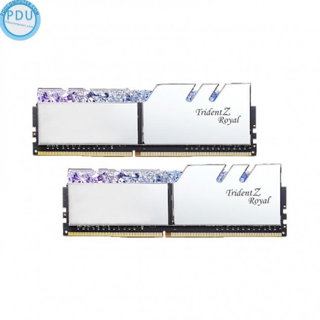RAM Desktop Gskill Trident Z Royal (F4-3600C18D-16GTRS) 16GB (2x8GB) DDR4 3600MHz