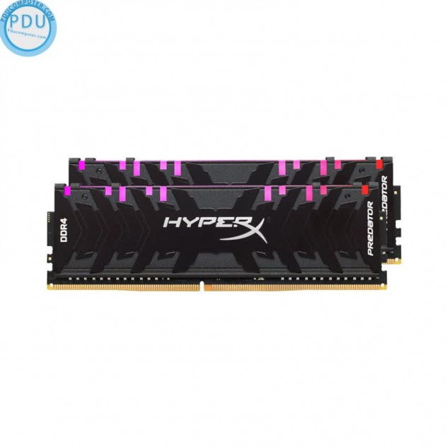 RAM Desktop KINGSTON HyperX Predator RGB (HX432C16PB3AK2/16) 16GB (2x8GB) DDR4 3200MHz