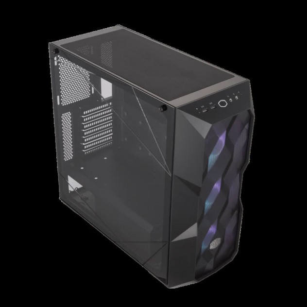 Vỏ Case Cooler Master MasterBox TD500TG Mesh ARGB (Mid Tower/Màu đen/Led ARGB/Mặt lưới)