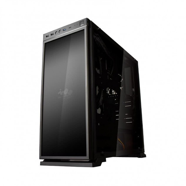 Vỏ Case In-Win 805 Infinity RGB Led- Aluminium & Tempered Glass Mid-Tower Đen