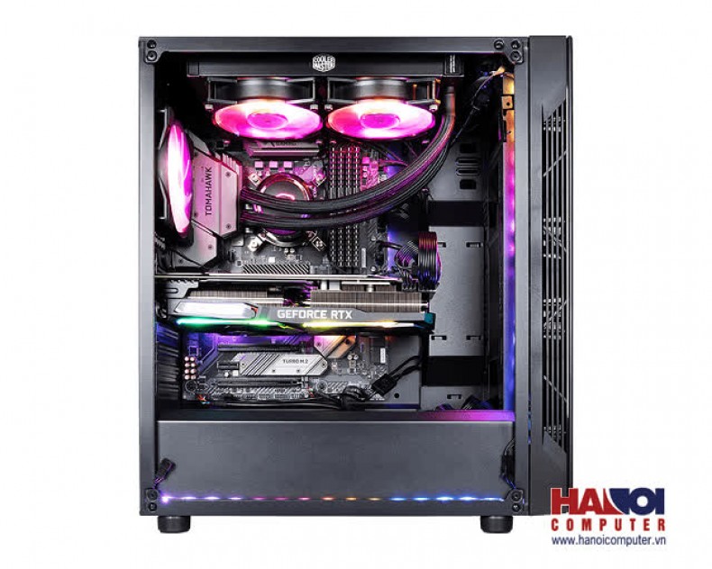 Vỏ Case MSI MAG VAMPIRIC 010 Tempered Glasses (Mid Tower/Màu Đen)