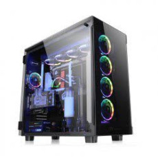 Vỏ Case Thermaltake View 91 Tempered Glass (Full Tower/Màu Đen/Led RGB) CA-1I9-00F1WN-00