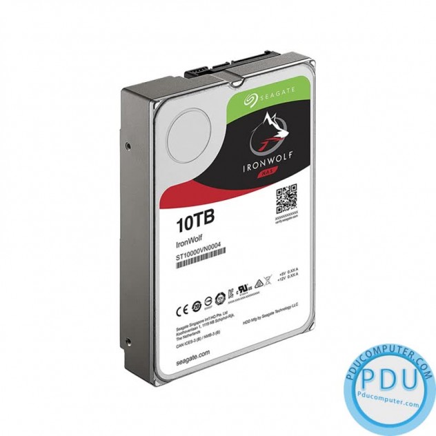 Ổ cứng HDD Seagate IRONWOLF 10TB 3.5 inch 7200RPM ,SATA3, 256MB Cache - (ST10000VN0008)