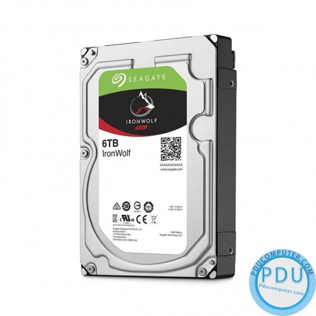 Ổ Cứng HDD Seagate IronWolf 6 TB 3.5 inch 5400Rpm, SATA 3, 256 MB Cache (ST6000VN001)