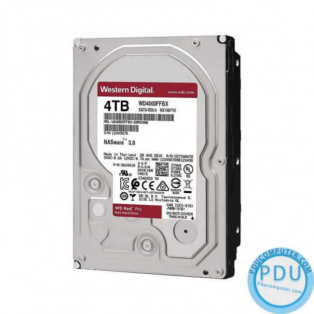Ổ cứng HDD WD Red Pro 4TB 3.5 inch 7200RPM, SATA3 6Gb/s, 128MB Cache (WD4002FFWX)
