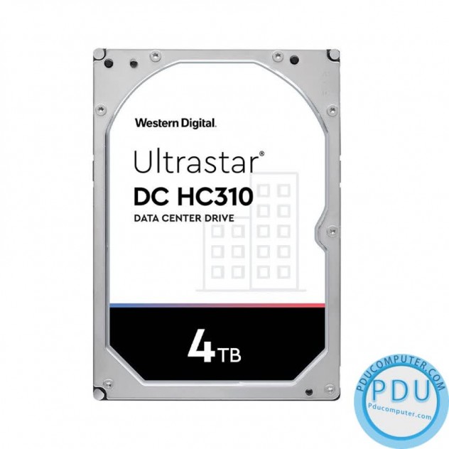 Ổ cứng HDD Western Enterprise Ultrastar DC HC310 4TB 3.5 inch SATA3 6GB/s 7200RPM, 256MB Cache - (HUS726T4TALA6L4)