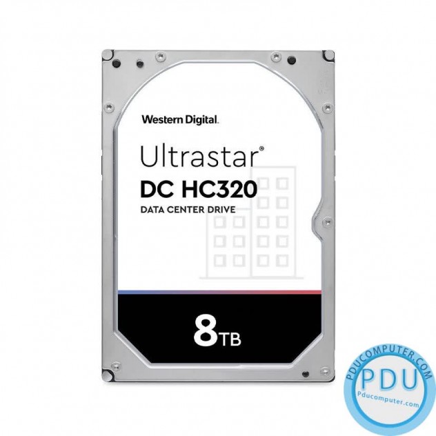 Ổ cứng HDD Western Enterprise Ultrastar DC HC320 8TB 3.5 inch SATA3 6GB/s 7200RPM, 256MB Cache - (HUS728T8TALE6L4)