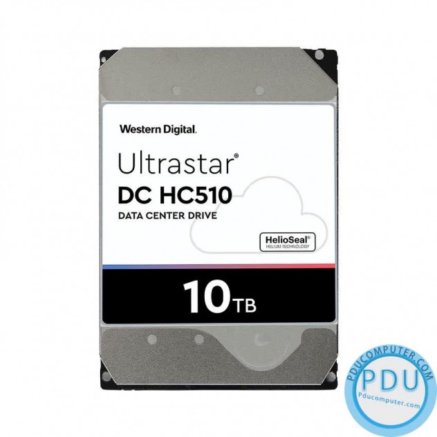 Ổ cứng HDD Western Enterprise Ultrastar DC HC510 10TB 3.5 inch SATA3 6GB/s 7200RPM, 256MB Cache - (HUH721010ALE604)