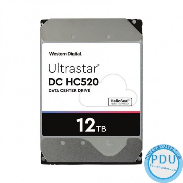 Ổ cứng HDD Western Enterprise Ultrastar DC HC520 12TB 3.5 inch SATA3 6GB/s 7200RPM, 256MB Cache - (HUH721212ALE604)