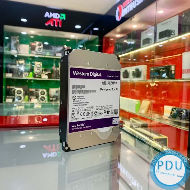 Ổ cứng HDD Western Purple 8TB 3.5 inch 7200RPM, Sata 3 ,256Mb Cache