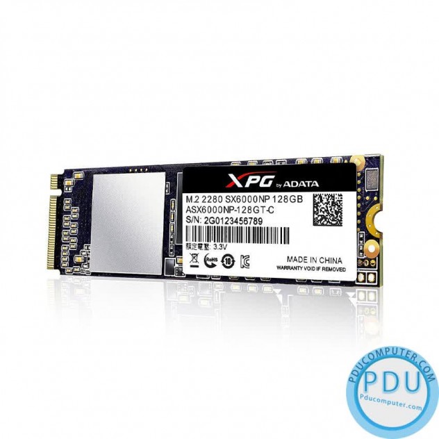 Ổ cứng SSD Adata SX6000NP Lite 128GB M.2 2280 PCIe NVMe Gen 3x4 (Đọc 1800MB/s - Ghi 600MB/s)