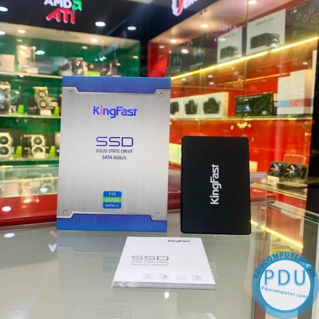 Ổ cứng SSD KINGFAST F10 512GB Sata3 2.5 inch (Đọc 550MB/s - Ghi 450MB/s) - (F10-512GB)