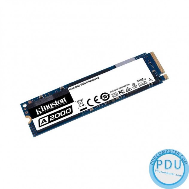 Ổ cứng SSD Kingston A2000M8 250GB M.2 2280 PCIe NVMe Gen 3x4 (Đọc 2000MB/s - Ghi 1000MB/s) - (SA2000M8/250G