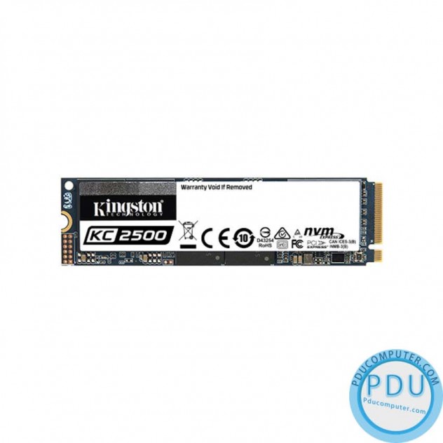 Ổ cứng SSD Kingston KC2500 1TB NVMe M.2 2280 PCIe Gen 3x4 (Đọc 3500MB/s - Ghi 2900MB/s) - (SKC2500M8/1000G)