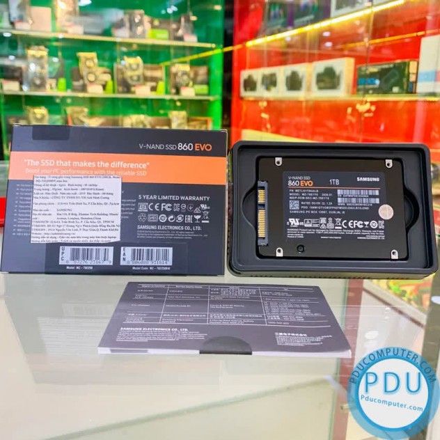 Ổ cứng SSD Samsung 860 EVO 1TB 2.5 inch SATA3 (Đọc 550MB/s - Ghi 520MB/s)