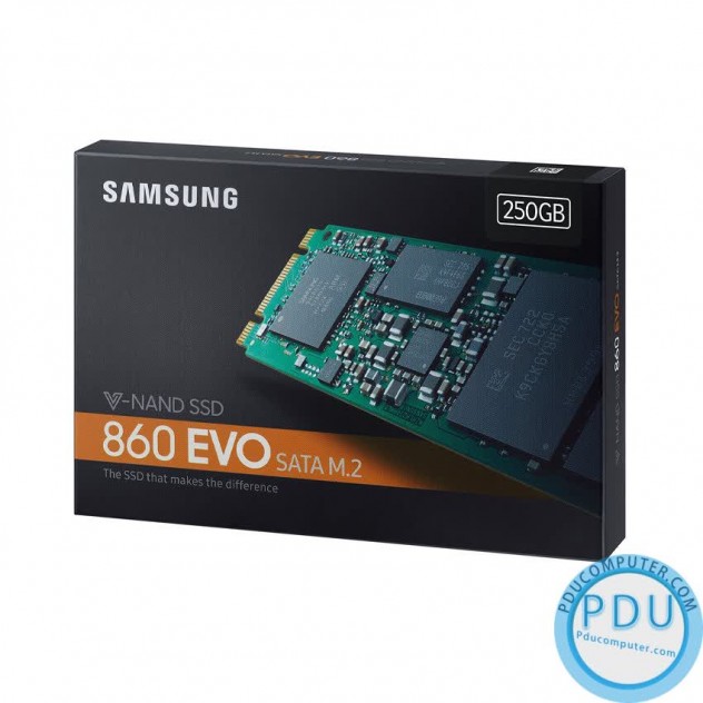 Ổ cứng SSD Samsung 860 EVO 250GB M.2 2280 (Đọc 540MB/s - Ghi 520MB/s)
