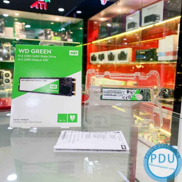 Ổ cứng SSD WD Green 240GB M.2 2280  (Đọc 545MB/s - Ghi 430MB/s) - (WDS240G2G0B)