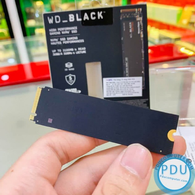 Ổ cứng SSD WD SN750 Black 500GB M.2 2280 PCIe NVMe 3x4 (Đọc 3430MB/s - Ghi 2600MB/s) - (WDS500G3X0C)